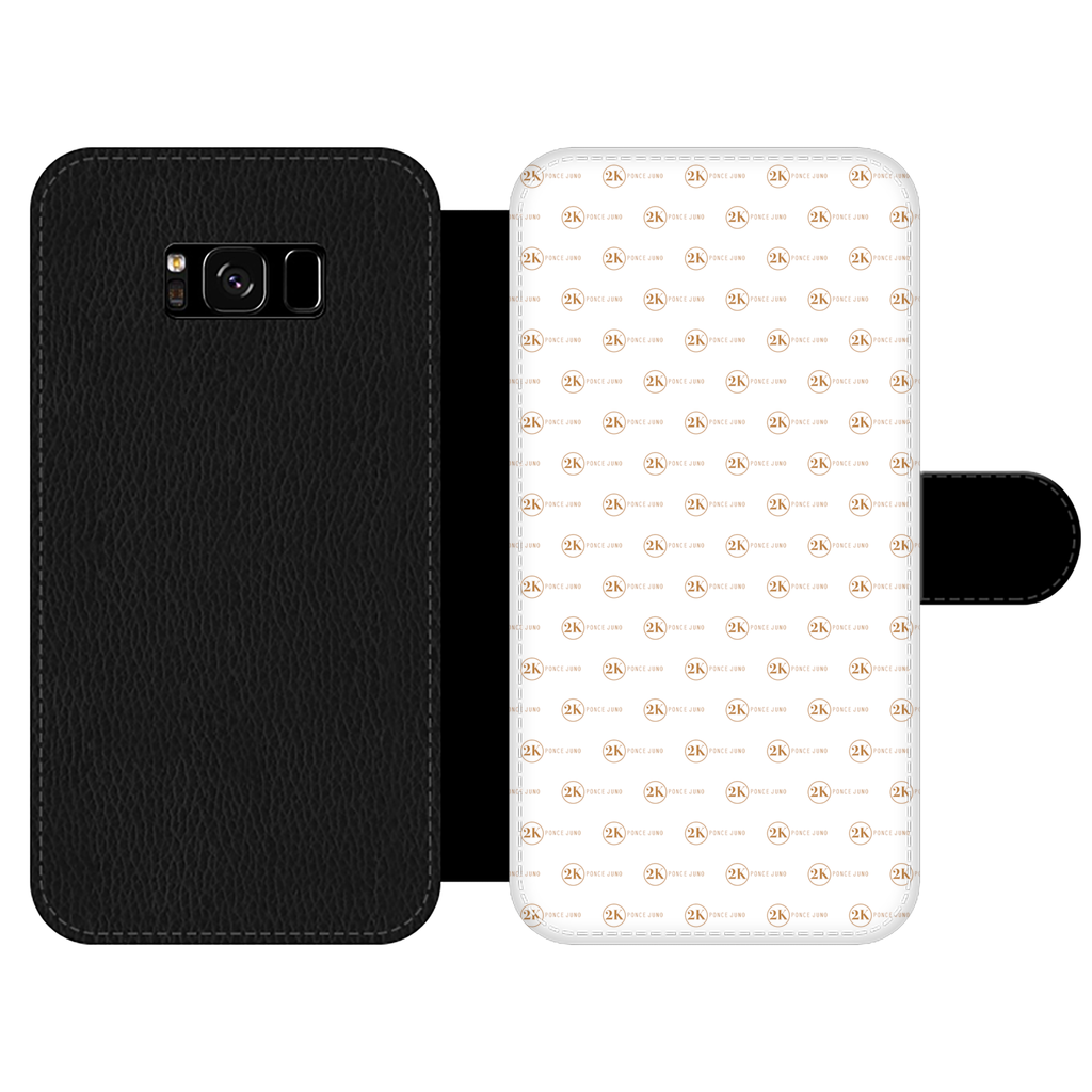 2K Gold & White - Front Printed Wallet Cases