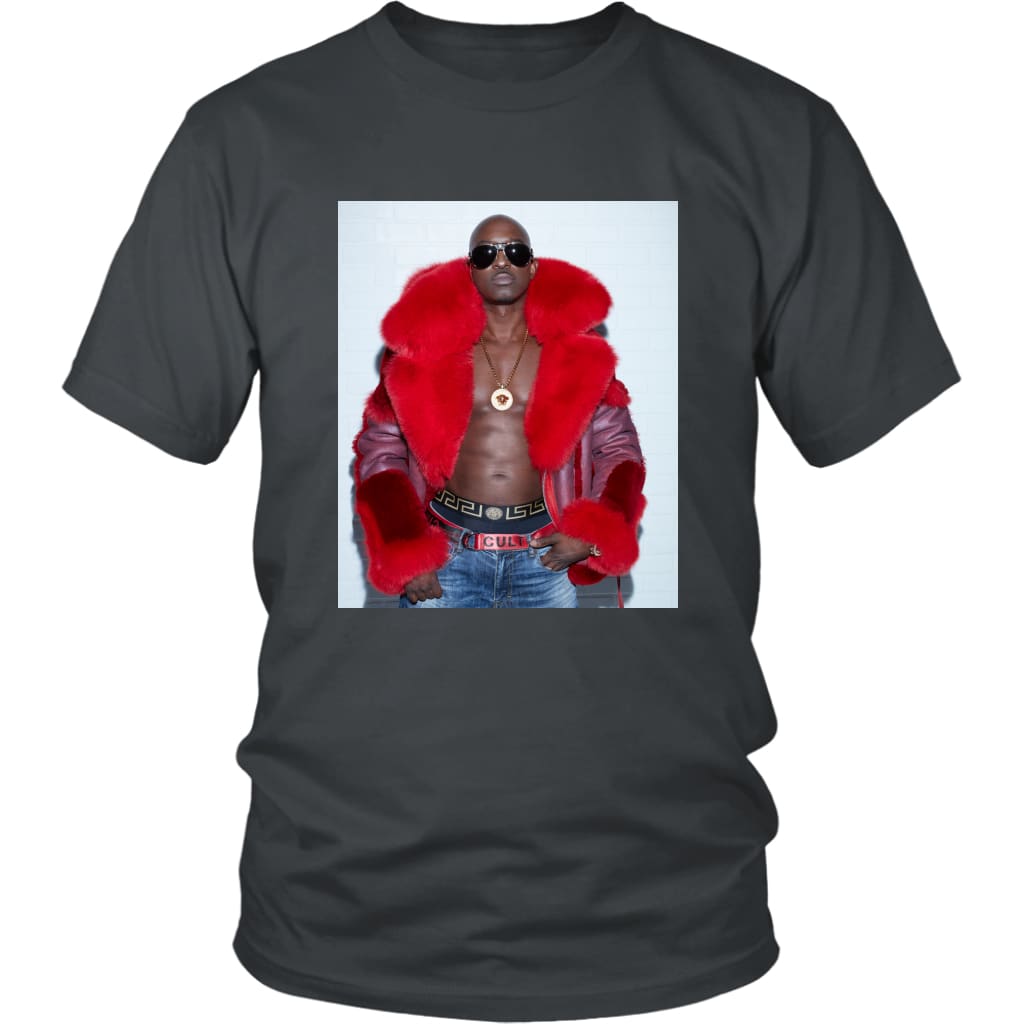 2K Bare Red Photo Unisex T-shirt - Charcoal / S