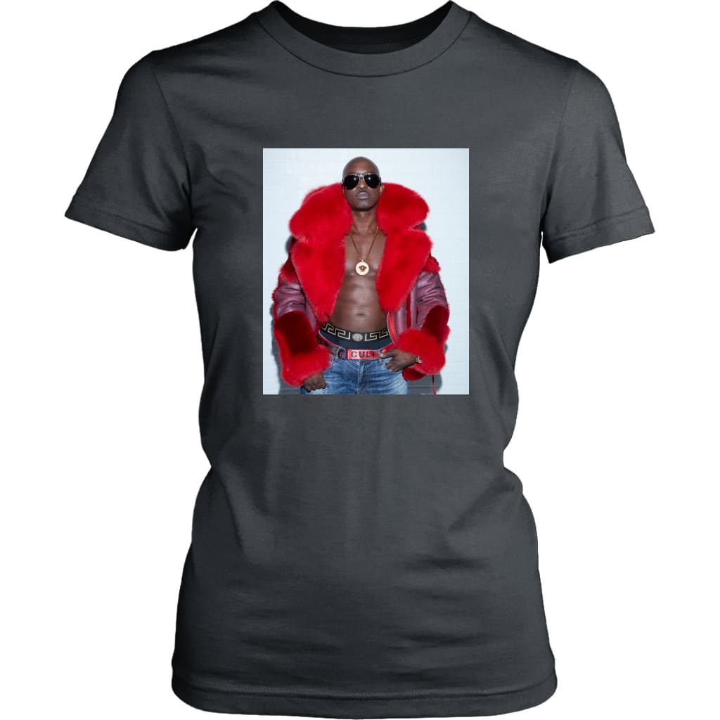 2K Bare Red Photo - Womens Shirt - Charcoal / XS