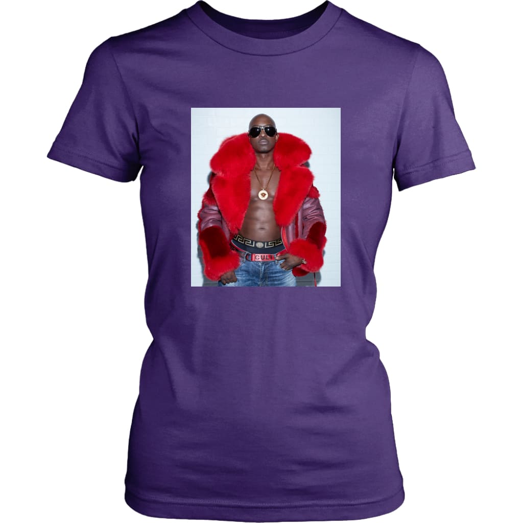 2K Bare Red Photo - Womens Shirt - Purple / XS