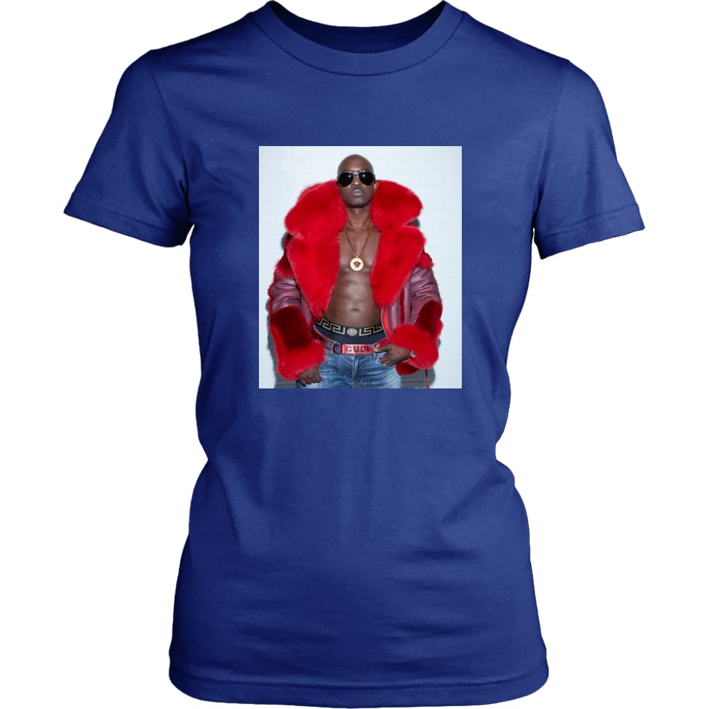 2K Bare Red Photo - Womens Shirt - Royal Blue / XS