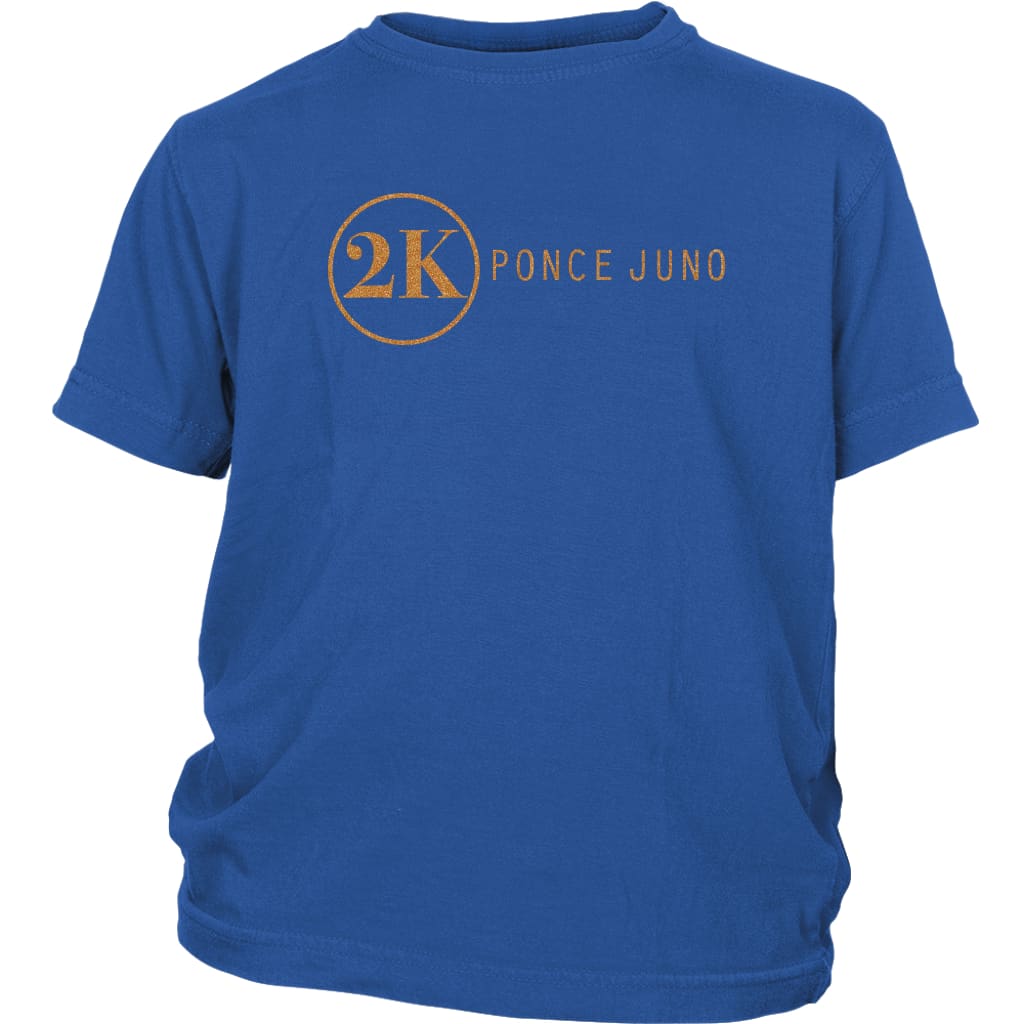 2K Gold Kids T-Shirt - Royal Blue / XS
