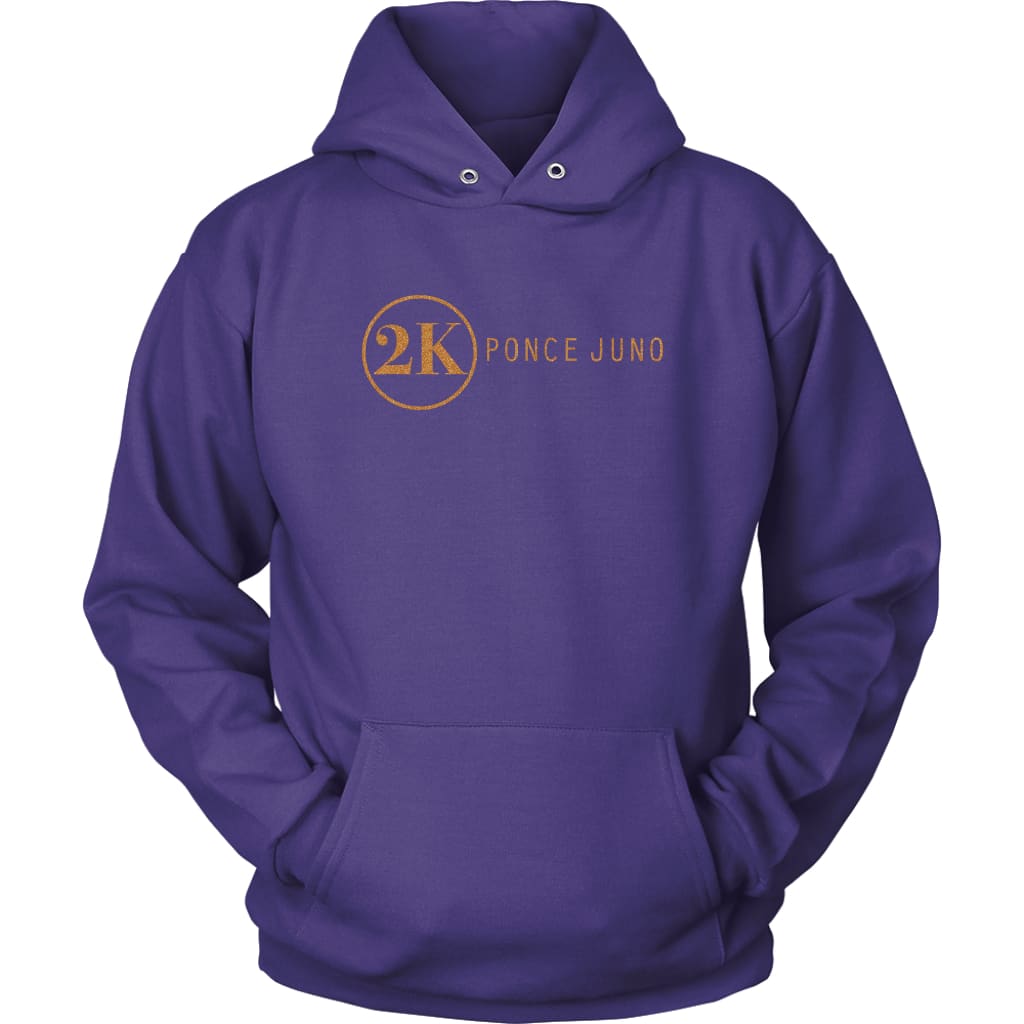 2K Gold Unisex Hoodie - Purple / S