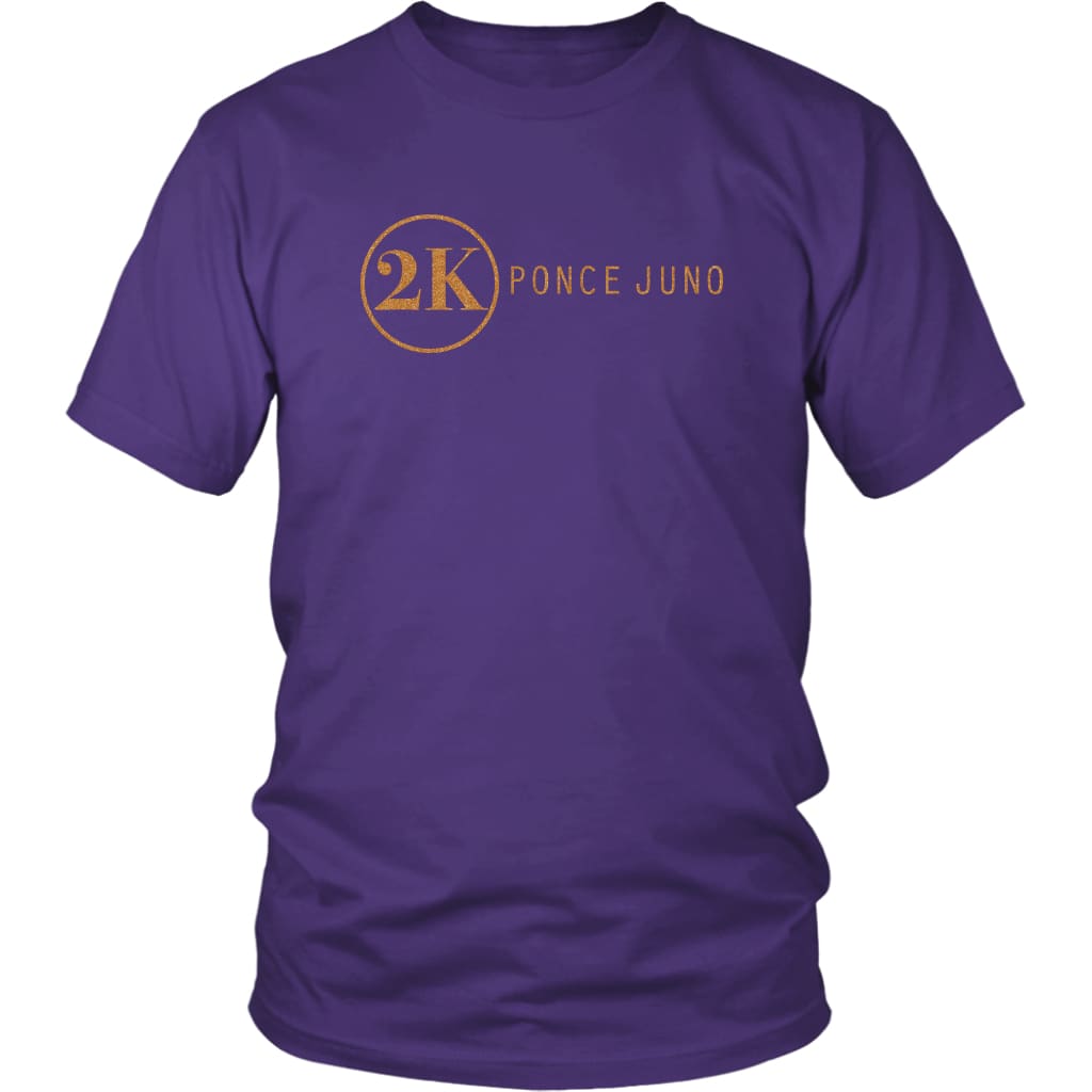 2K Gold Unisex Tshirt - Purple / S