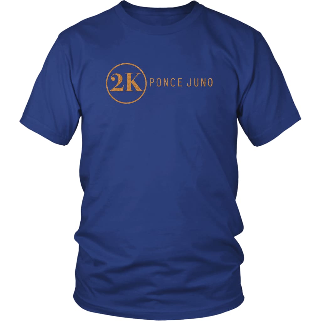 2K Gold Unisex Tshirt - Royal Blue / S