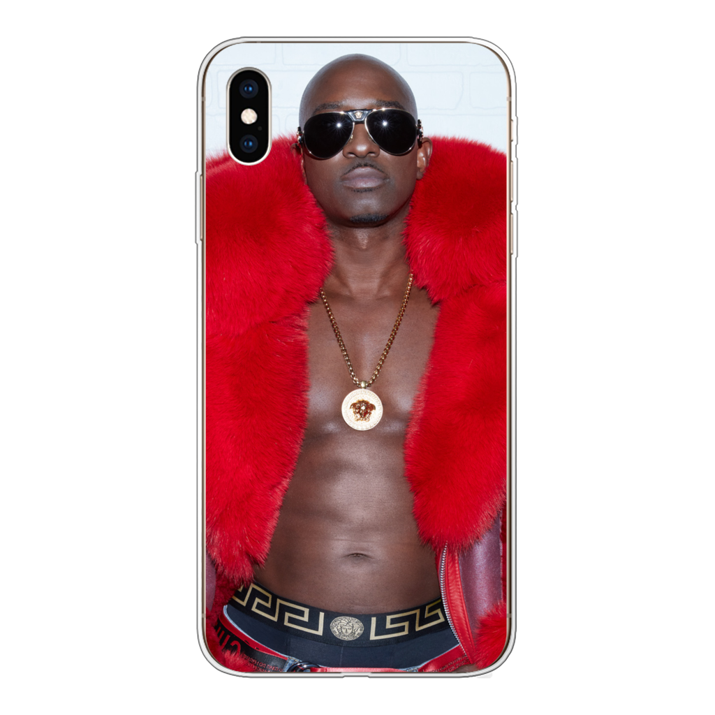 2K Bare Red Photo - Transparent Soft Phone Case