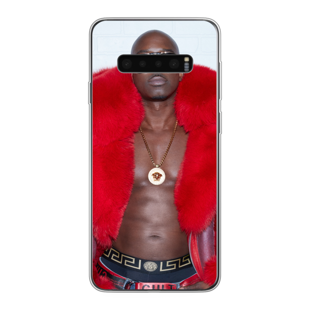 2K Bare Red Photo - Transparent Soft Phone Case
