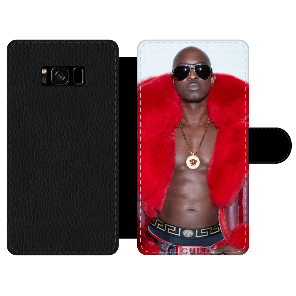 2K Bare Red Photo Front Printed Wallet Cases