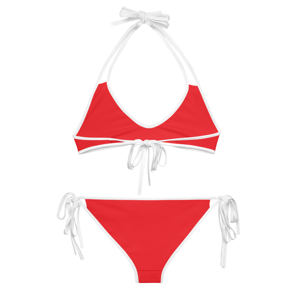 Lock & Key Reversible Red Bikini