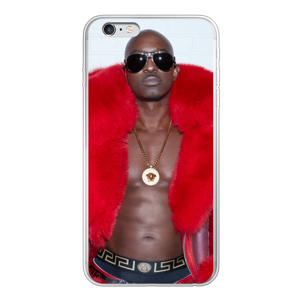 2K Bare Red Photo - Transparent Hard Phone Case