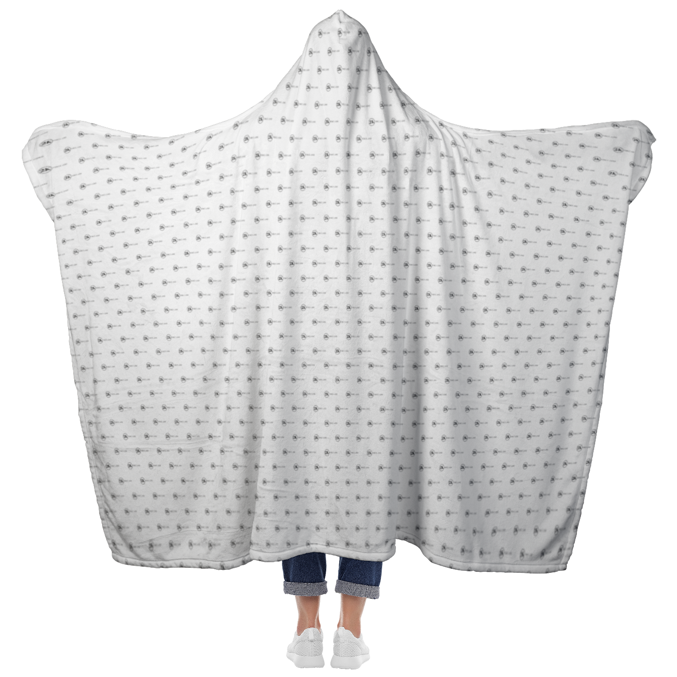 Ponce Juno Hooded White Blanket