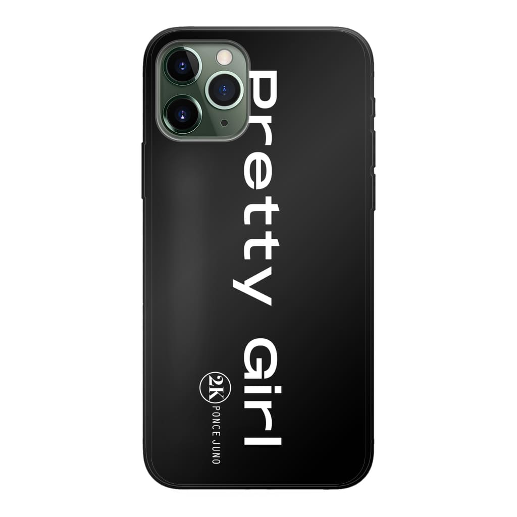 Pretty Girl Phone Cases - Black Soft Case - Apple iPhone 11 
