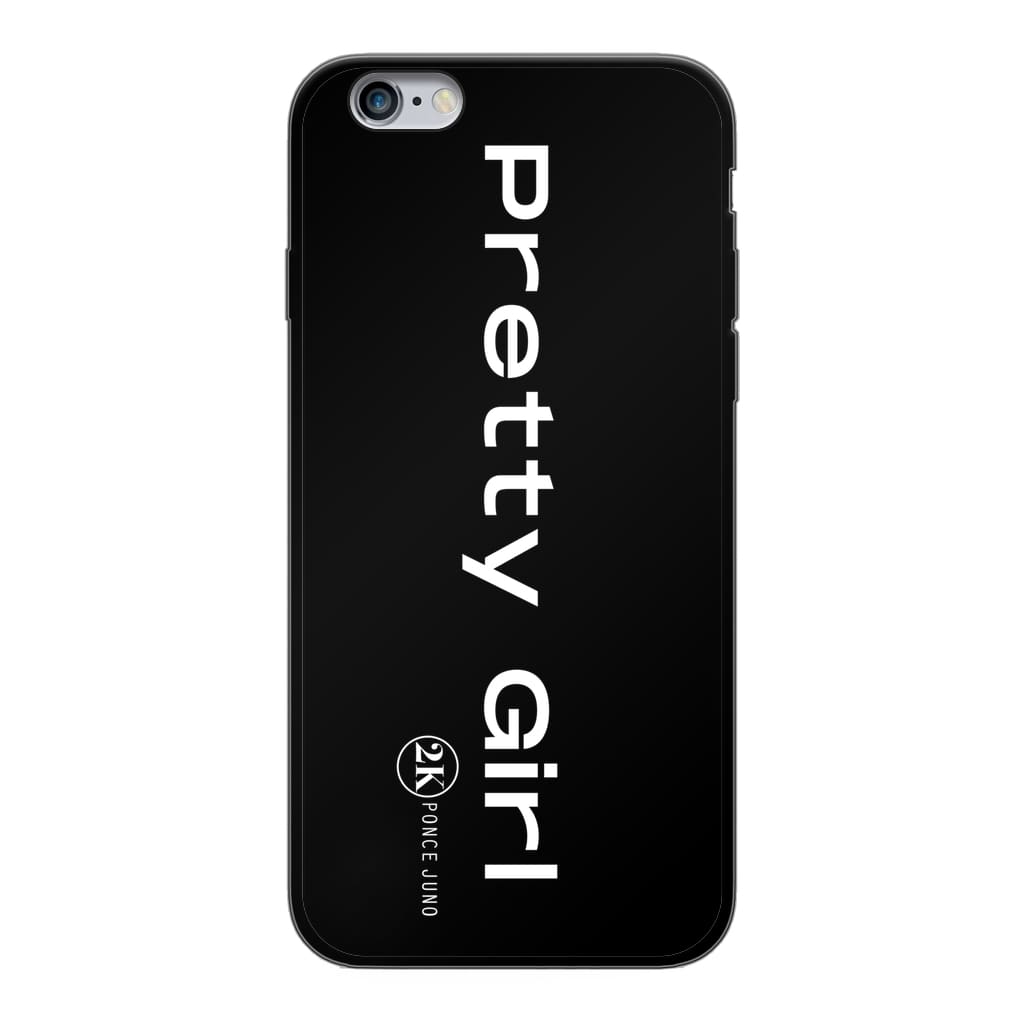 Pretty Girl Phone Cases - Black Soft Case - Apple iPhone 