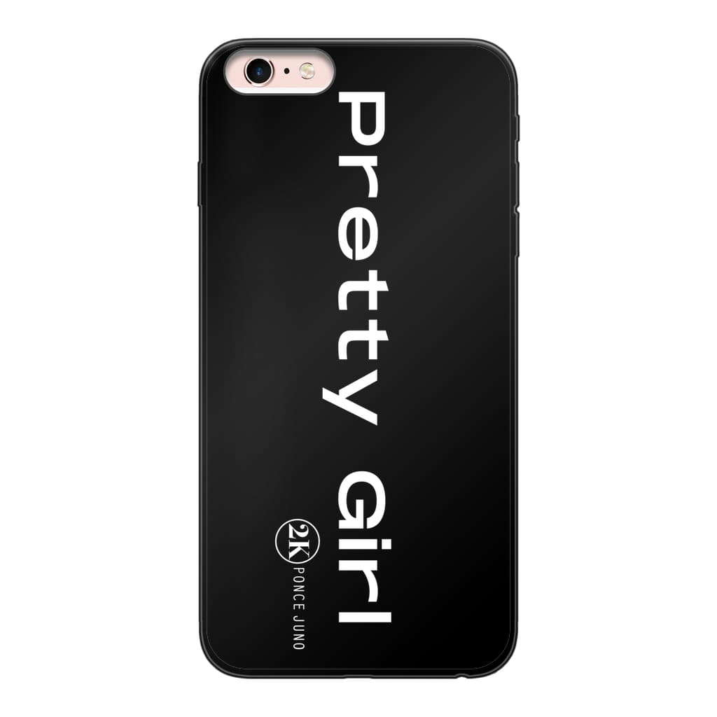 Pretty Girl Phone Cases - Black Soft Case - Apple iPhone 