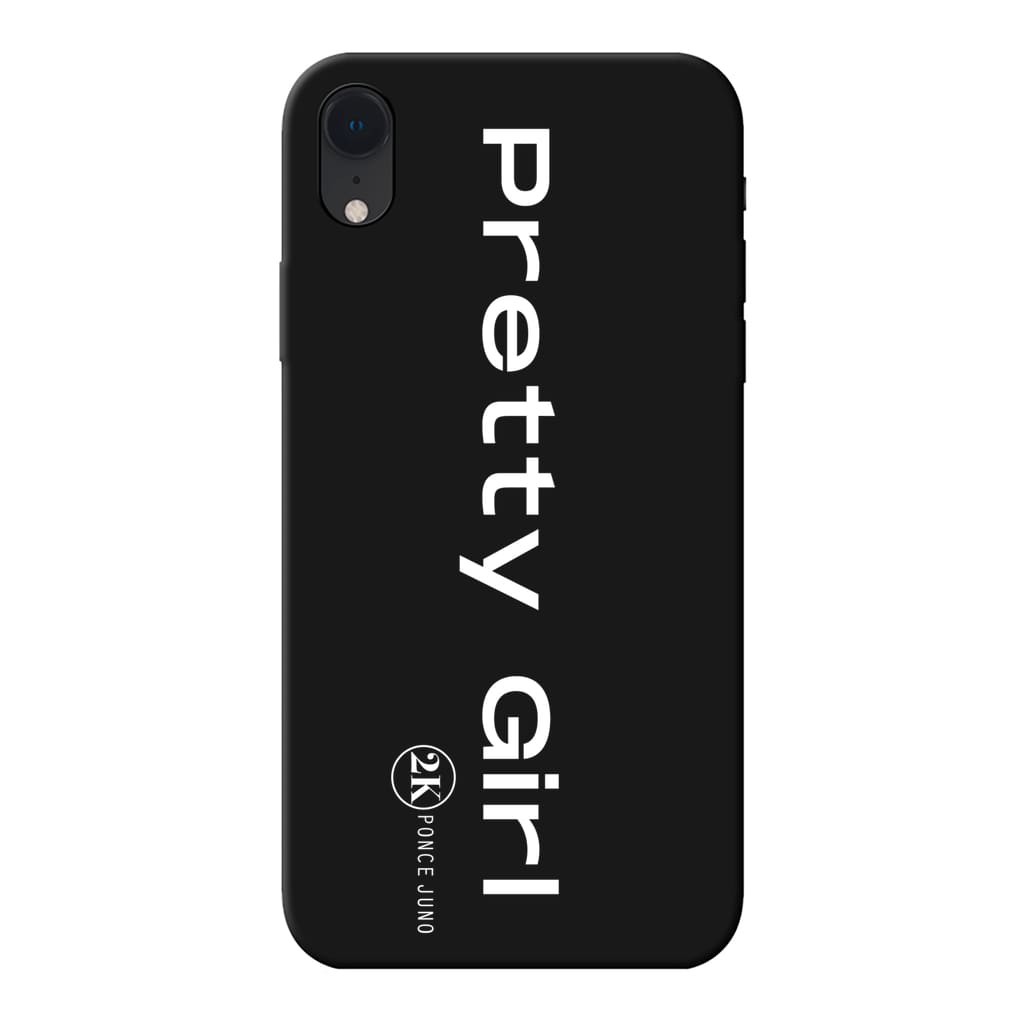 Pretty Girl Phone Cases - Black Soft Case - Apple iPhone Xr