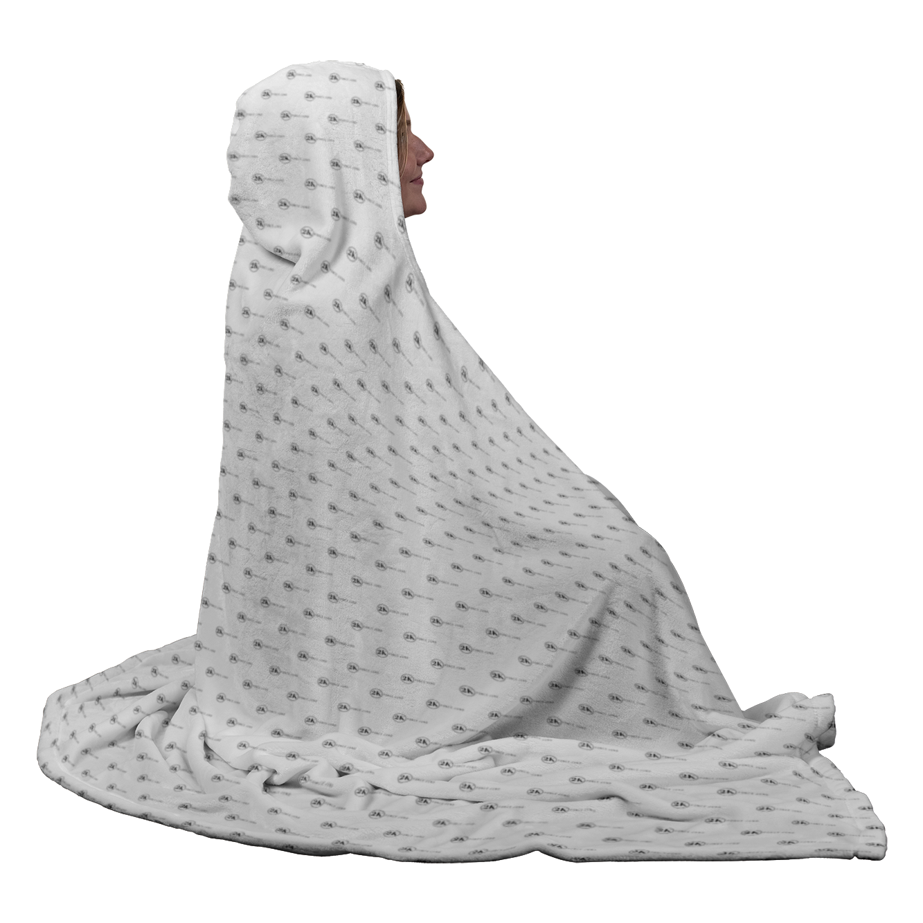 Ponce Juno Hooded White Blanket